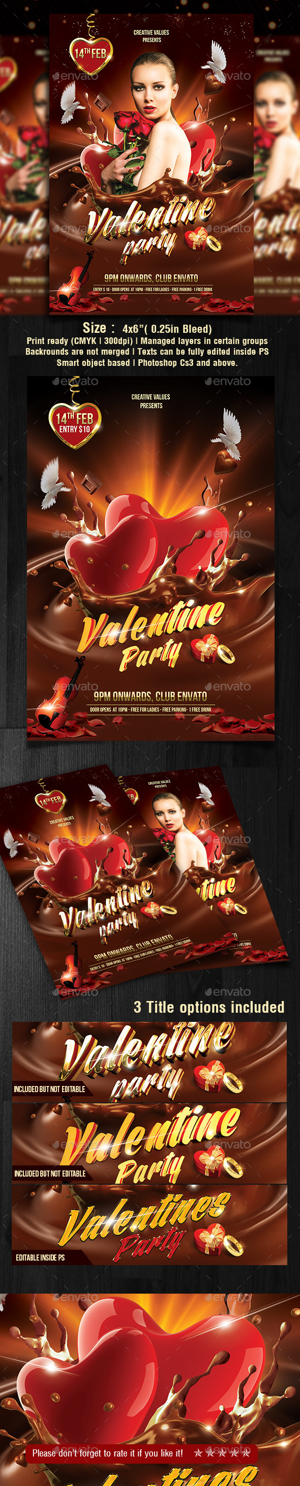 Valentines Day Party Flyer