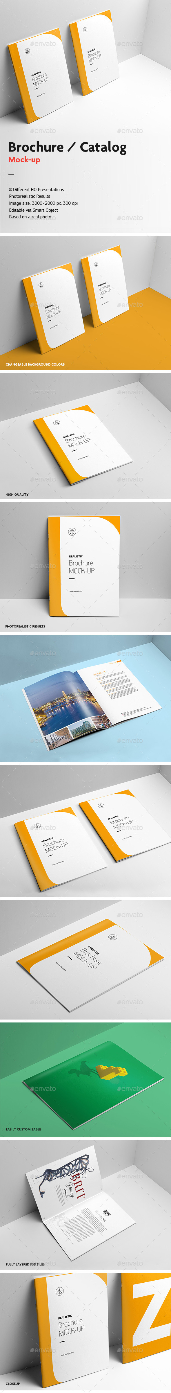 Brochure / Catalog Mock-Up v.2 - Brochures Print