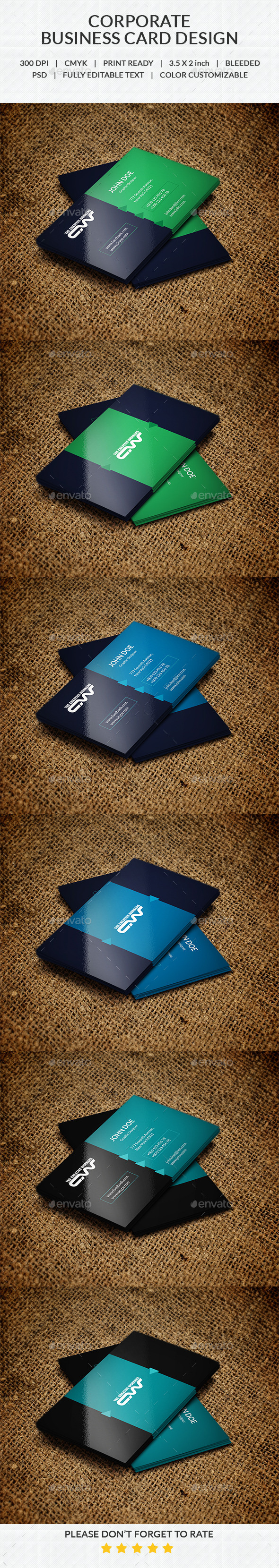 Business Card V-2 - Corporate Business Cards