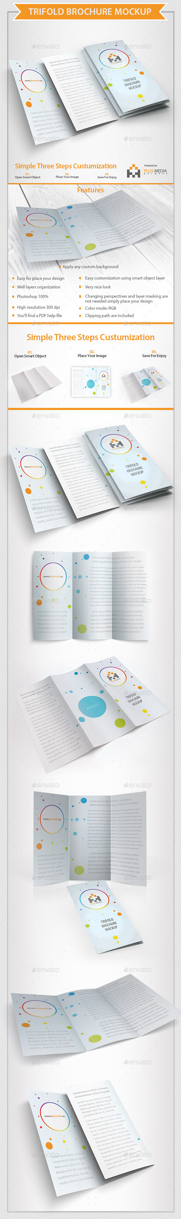 Trifold Brochure Mockup - Brochures Print