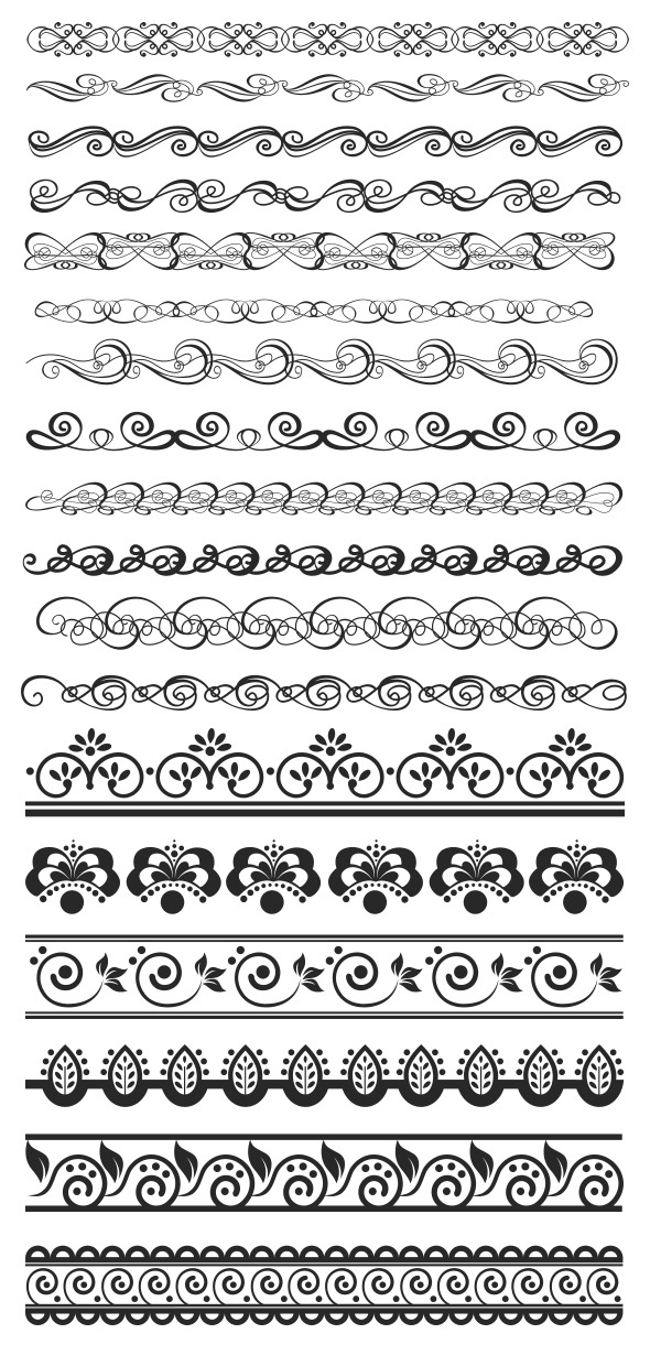 96 Borders Custom Shape in Photoshop Shapes - product preview 1