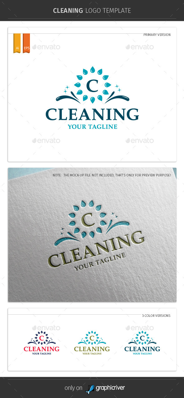 Cleaning Logo Template - Symbols Logo Templates