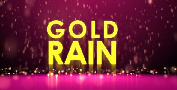 Gold rain - VideoHive 105428