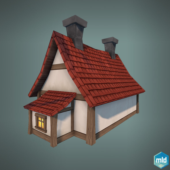 Low Poly Big House