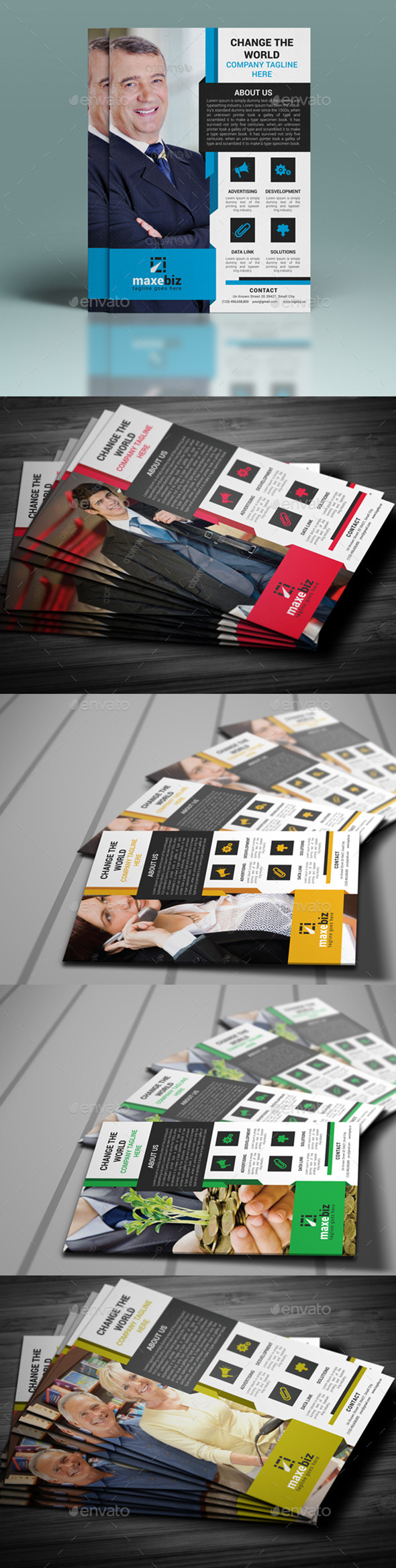 Corporate Business Flyer Template - Corporate Flyers