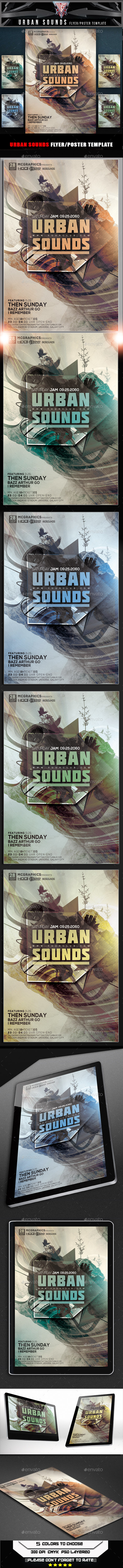 Urban Sounds Flyer Template