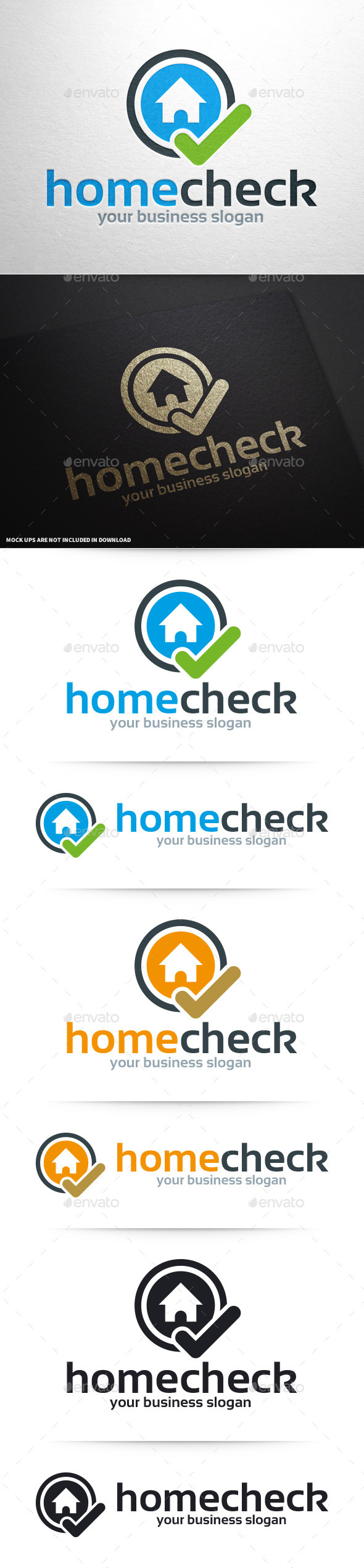 Home Check Logo Template - Symbols Logo Templates