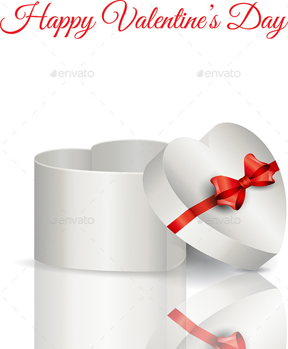 Heart Shaped Gift Box - Valentines Seasons/Holidays