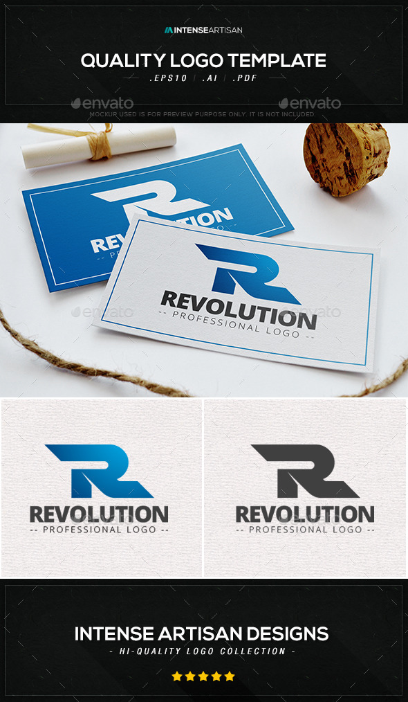Revolution Logo Template - Letters Logo Templates