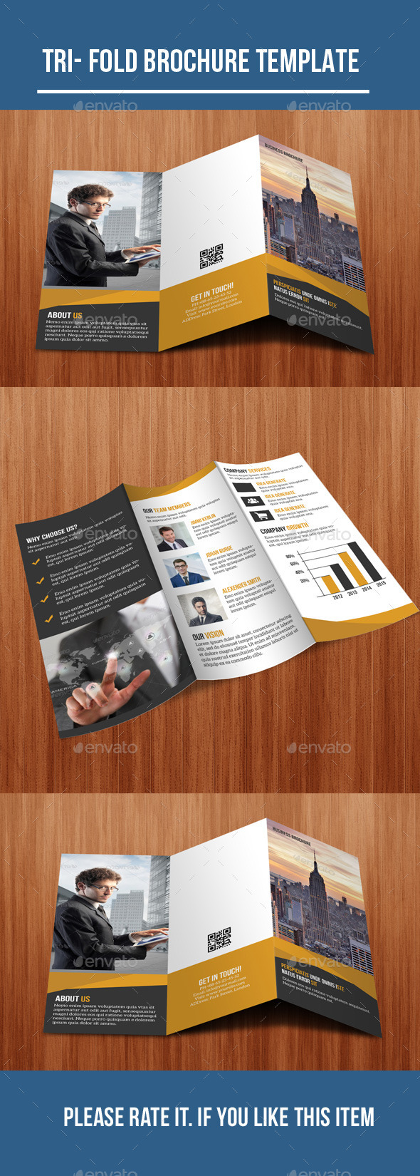 Tri- Fold Business Brochure - Corporate Brochures