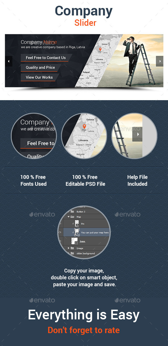 Company Slider - Sliders & Features Web Elements