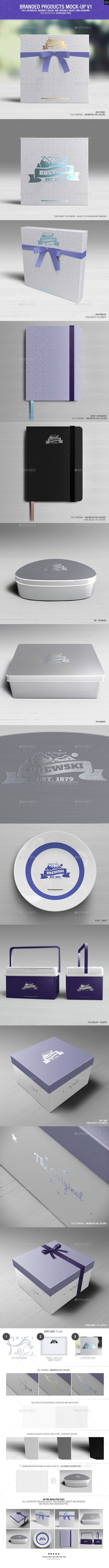 Branded Products Mock-up V1 - Miscellaneous Packaging