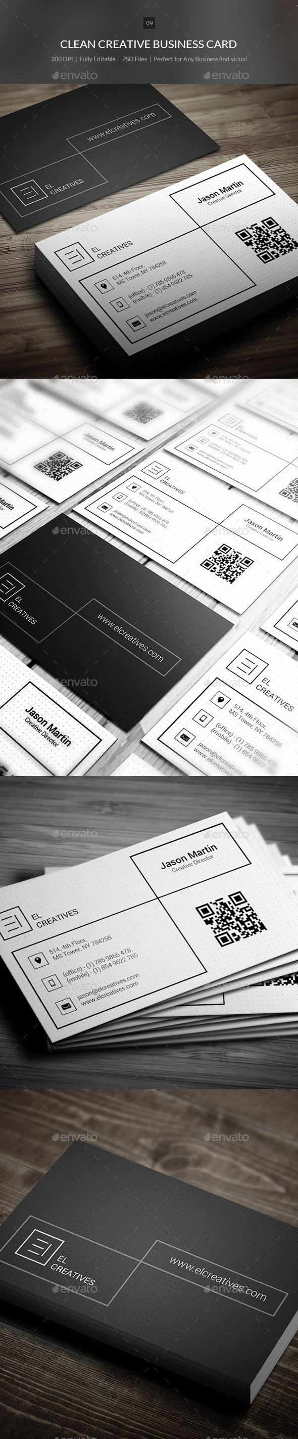 Clean Creative Business Card - 09 - Creative Business Cards