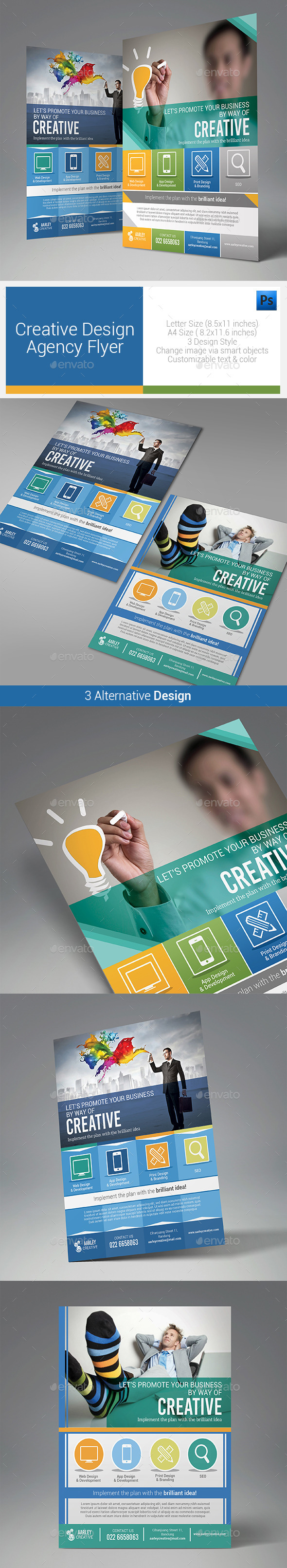Creative Design Agency Flyers - Corporate Flyers