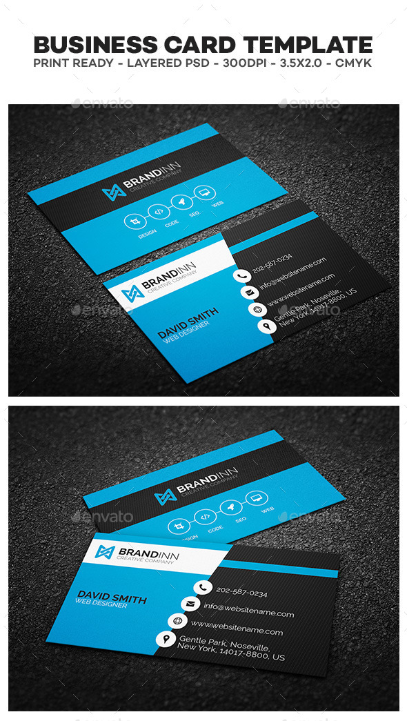 Creative Corporate Business Card - Creative Business Cards
