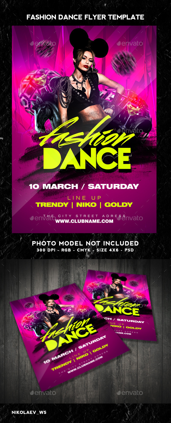 Fashion Dance Flyer - Clubs & Parties Events