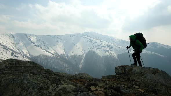 Hiker with Backpack