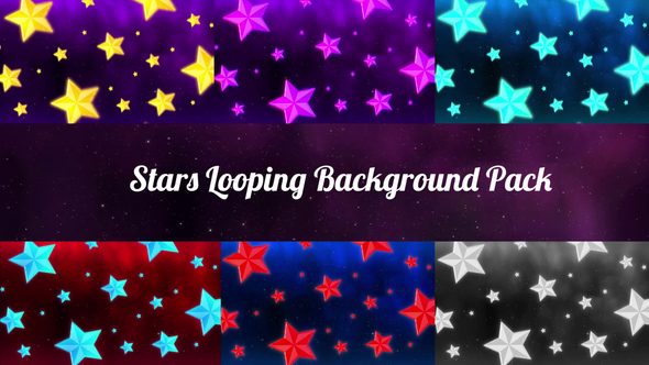 Stars Loop Background Pack