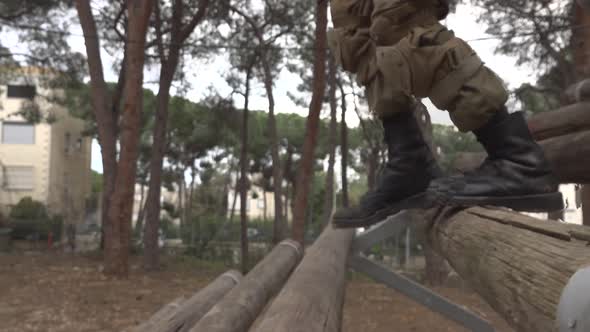 Israeli Soldiers In Training Army