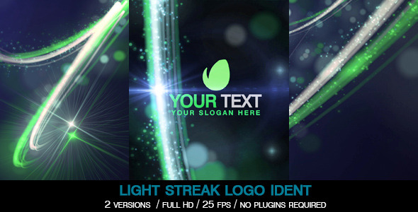 Light Streak Logo Ident