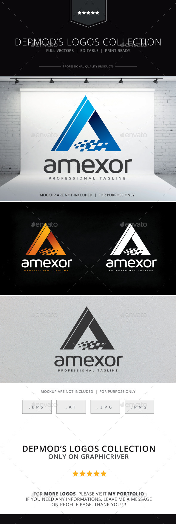 Amexor Logo - Letters Logo Templates