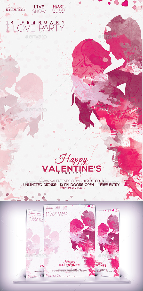 Lovers Day Party Flyer - Events Flyers