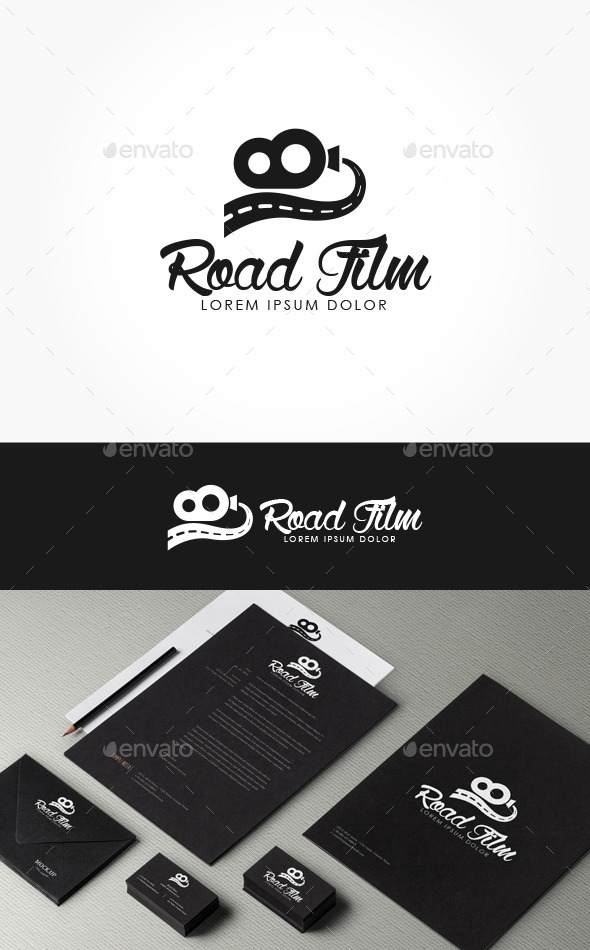 Road Film Logo - Logo Templates