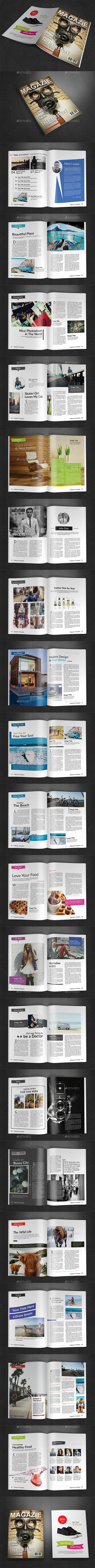 A4 Magazine Template Vol. 11 - Magazines Print Templates