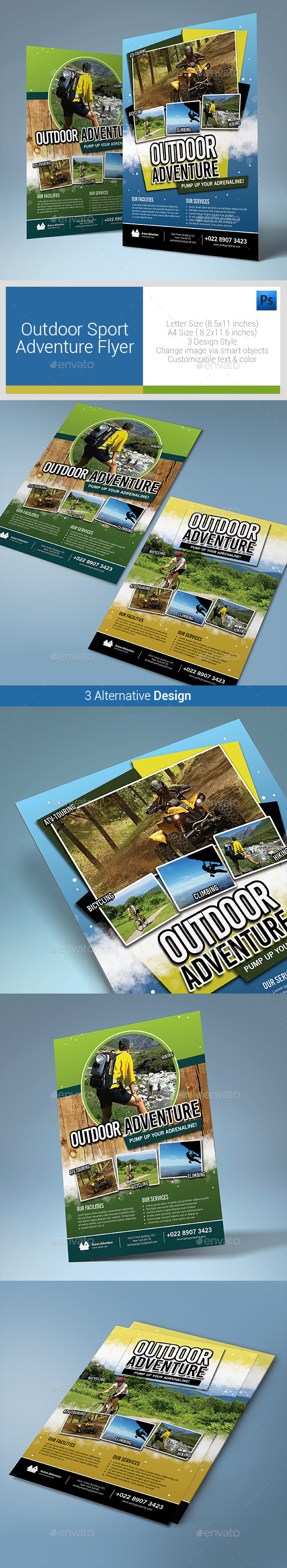 Outdoor Sport Adventure Flyer - Sports Events