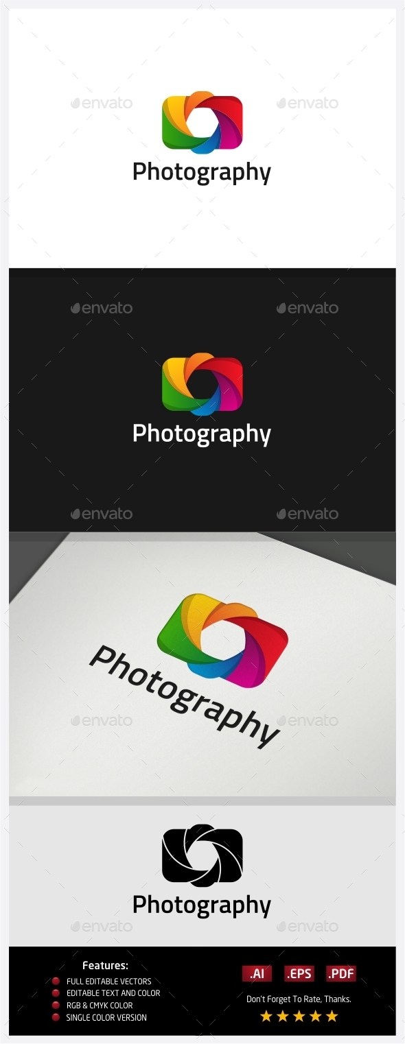 Photography Logo - Vector Abstract