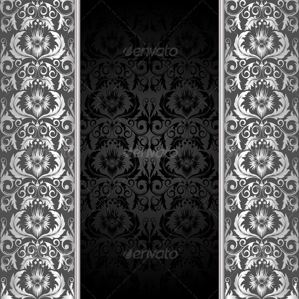 Black and silver background  