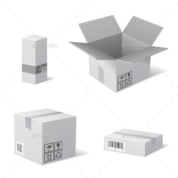 Packaging Boxes - Man-made Objects Objects