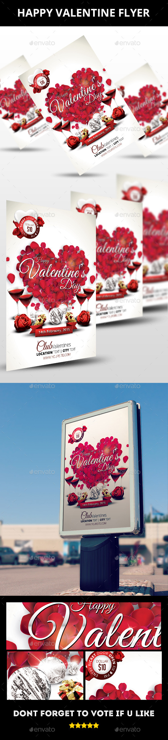 Valentine Day 2015 Flyer Vol23 - Clubs & Parties Events