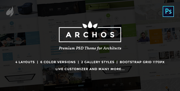 Archos - PSD Template for Architects