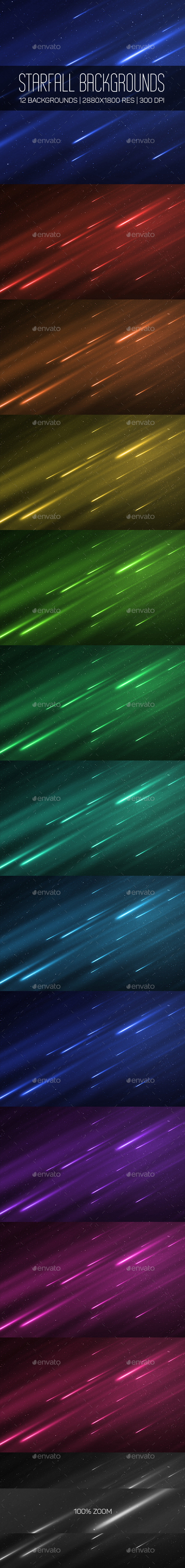 Starfall Backgrounds - Abstract Backgrounds