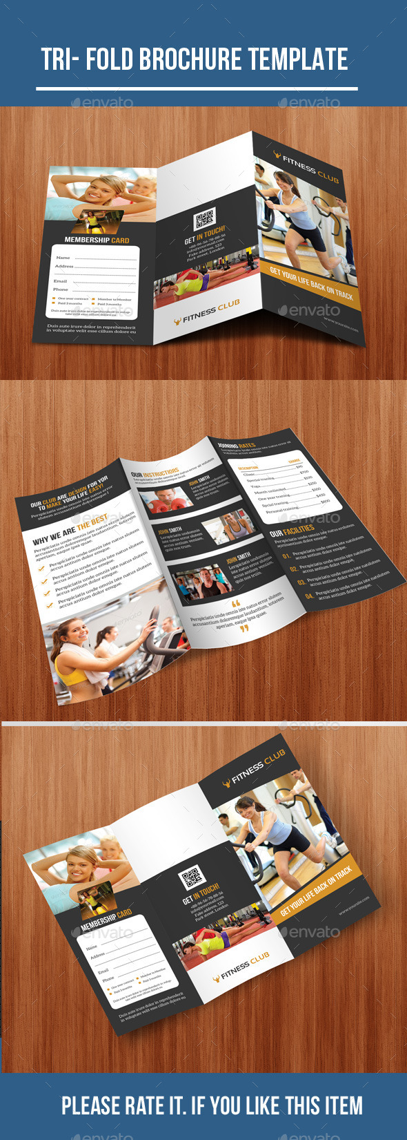 Gym Tri-Fold Brochure - Corporate Brochures