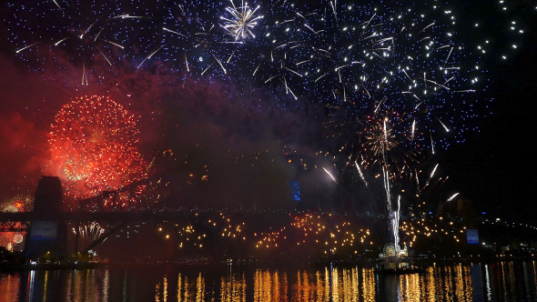 New Year's Eve Fireworks, Sydney