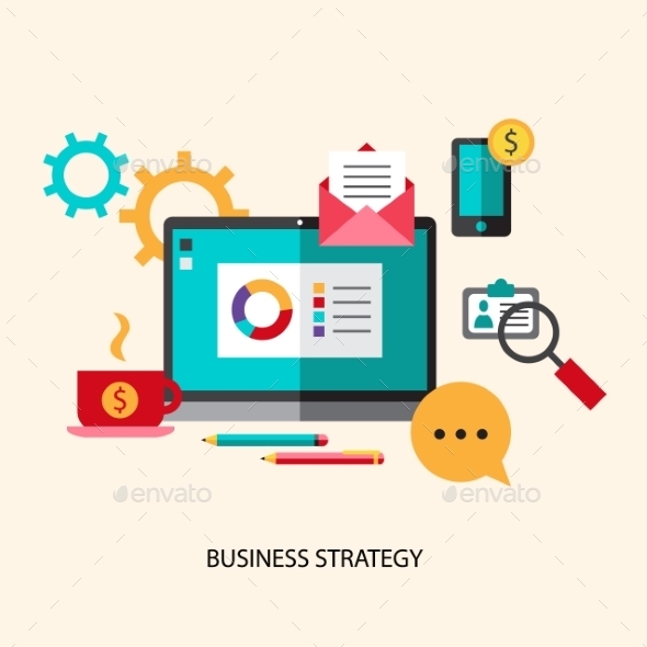 Business Strategy Concept - Web Technology