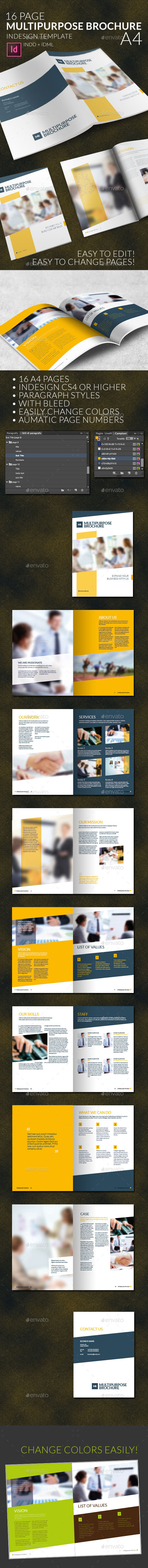 Multipurpose Business Brochure A4 - Informational Brochures