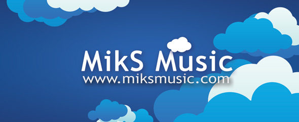 Miks music logo with url aj profile2