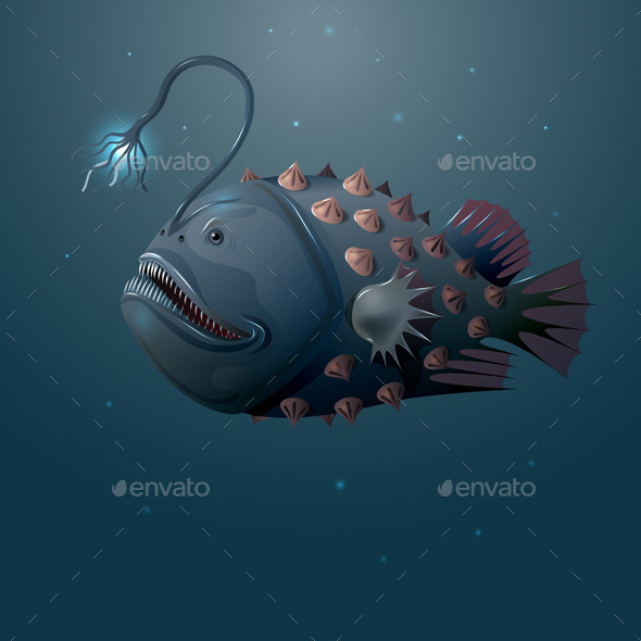Angler Fish - Animals Characters