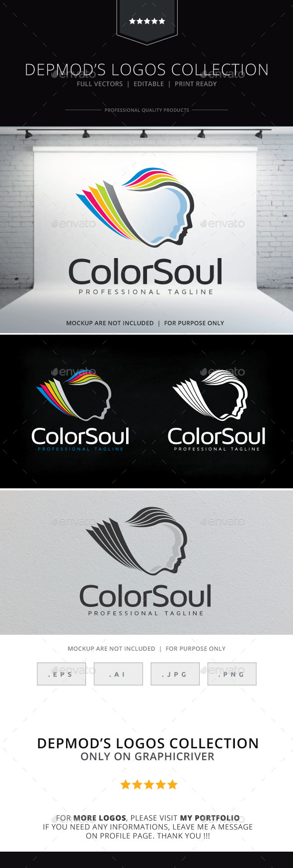 Color Soul Logo - Humans Logo Templates
