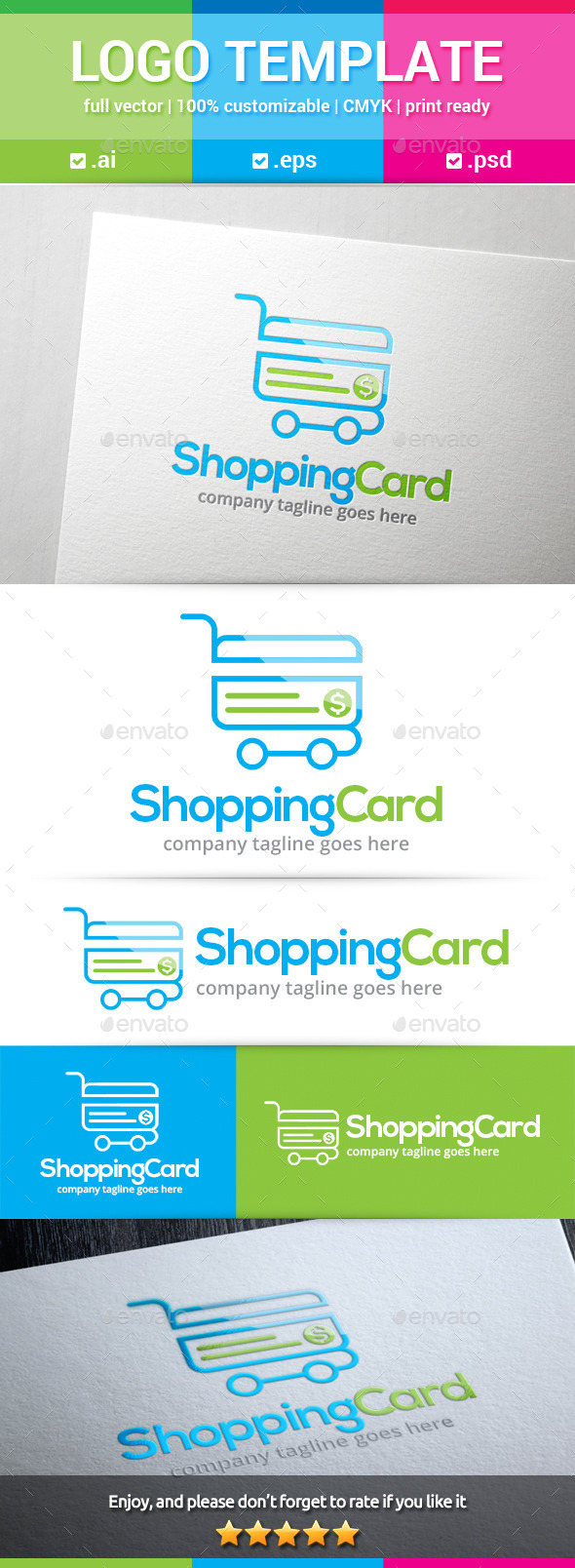 Shopping Card Logo - Objects Logo Templates