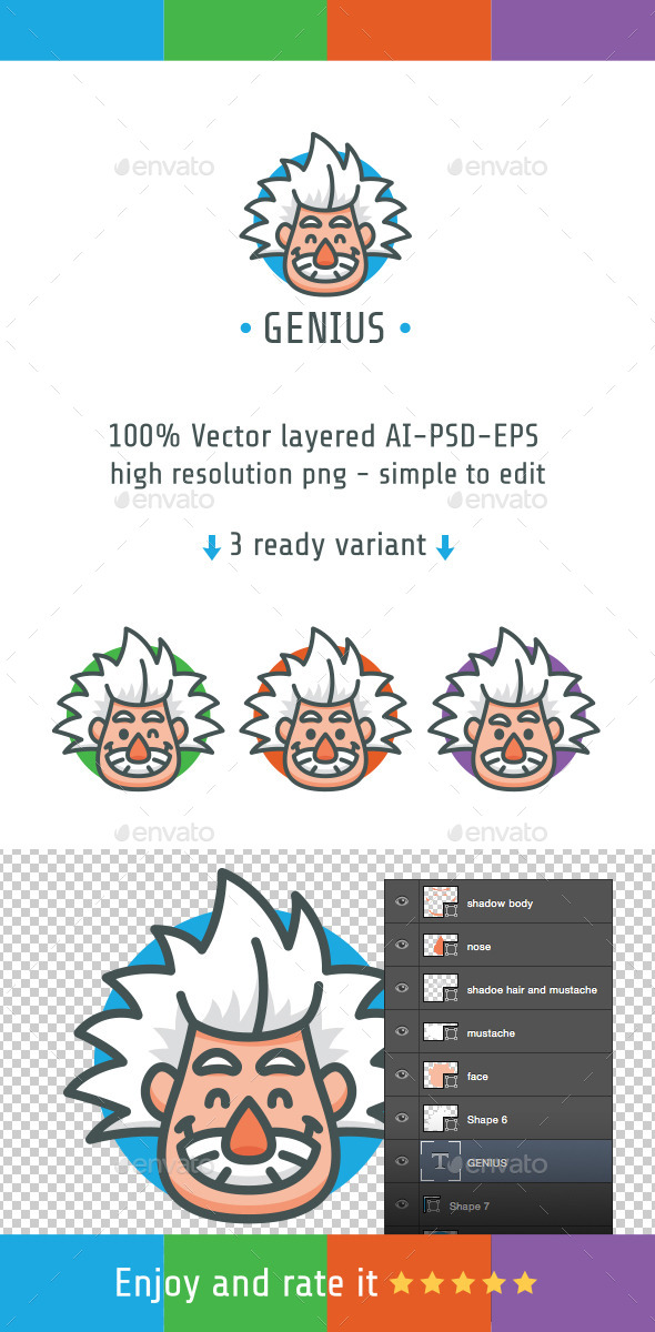 Genius - Humans Logo Templates
