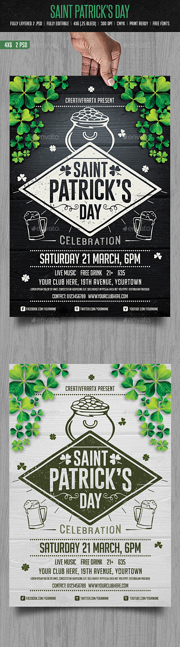 St. Patrick's Day Flyer - Events Flyers