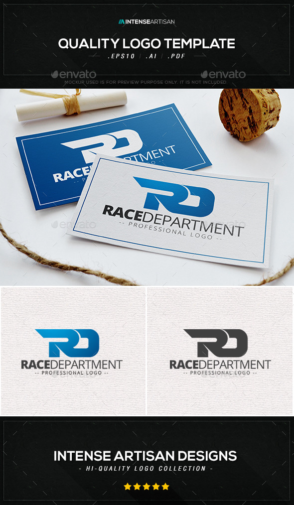 Race Department Logo Template - Letters Logo Templates