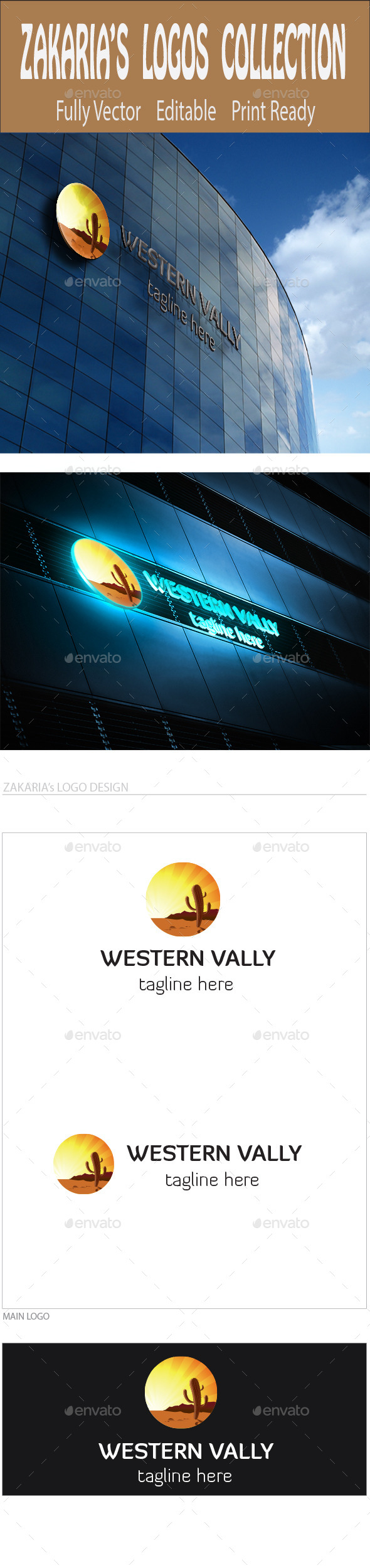 Western Valley - Nature Logo Templates
