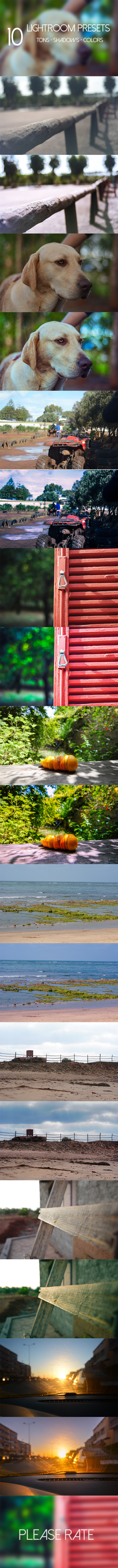 10 Lightroom Presets Vol.2 - Landscape Lightroom Presets
