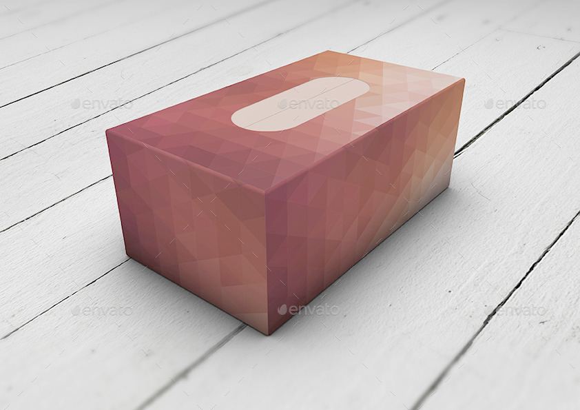 Tissue Box | Paper | Cardboard Box Mock-Up by Mock-Up-Militia | GraphicRiver