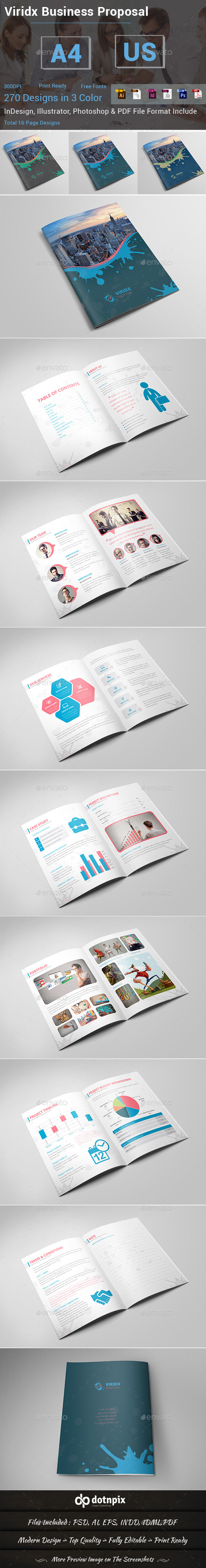 Viridx Business Proposal - Proposals & Invoices Stationery